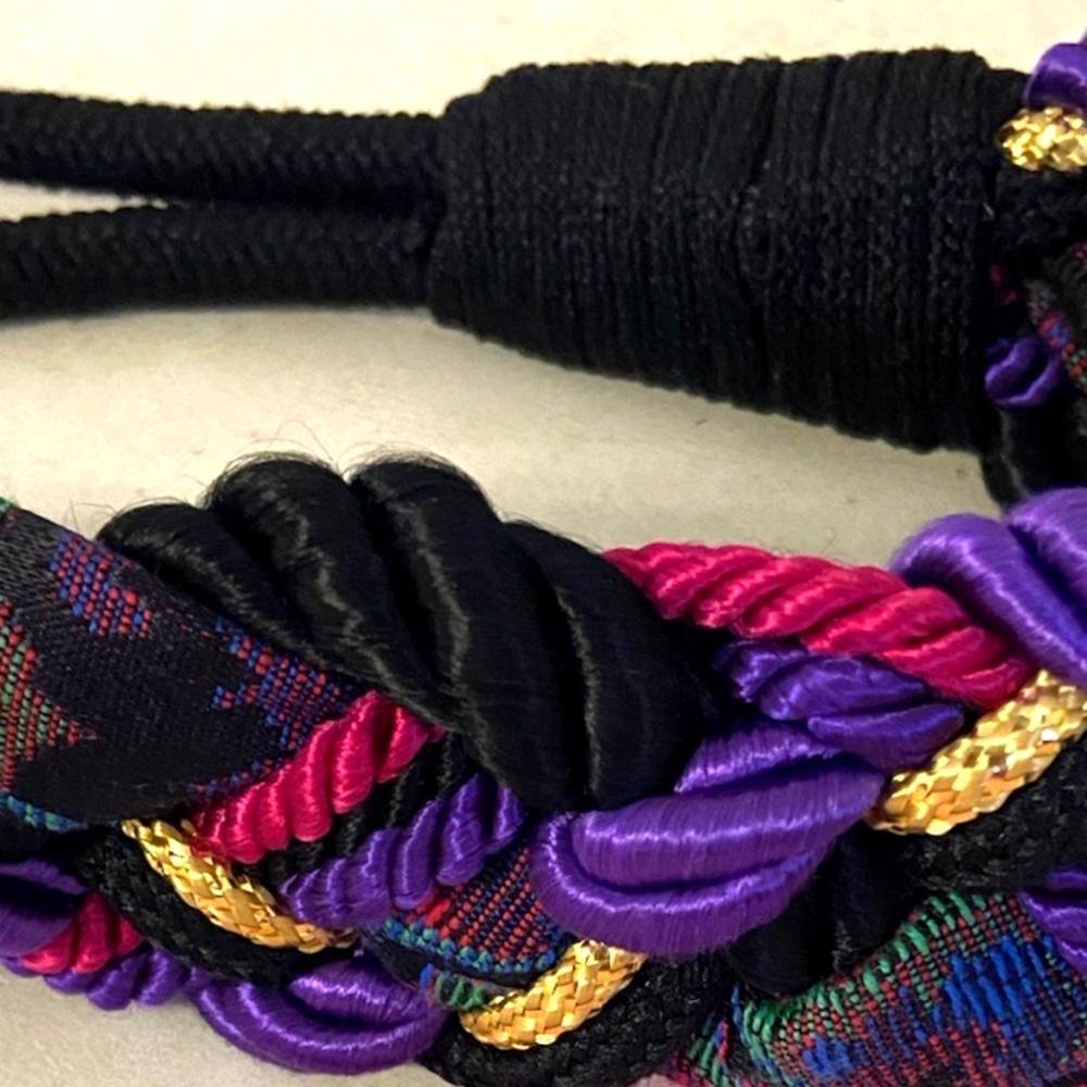 Retro Rope Cord Multi Color Belt - image 5